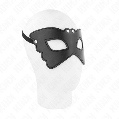 Maschera in similpelle a forma di farfalla 20 x 9 cm di Kink, immagine 4