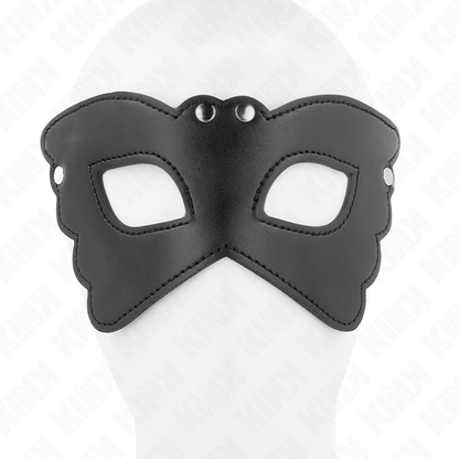 Maschera in similpelle a forma di farfalla 20 x 9 cm di Kink