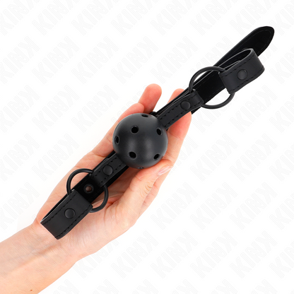 Palla in neoprene 4.5 cm gag 63.5 x 2 cm regolabile 41 x 59 cm di Kink, immagine 3