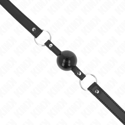 Manette e restrizioni Balla in tpe 4 cm con serratura nera 60 x 2 cm di Kink, immagine 4