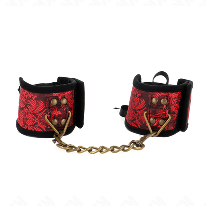 Resistenza da polso scandalo dettagli in pizzo Rosso-nero 24,5 cm x 6,5 cm di Kink