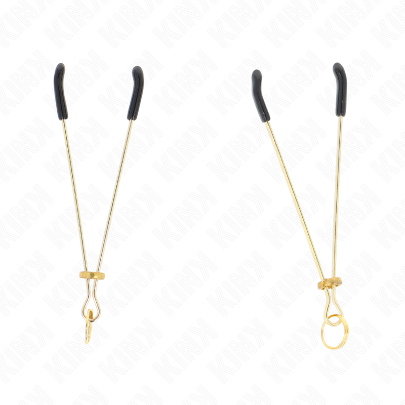 Pinze per capezzoli sottili oro 7 cm di Kink