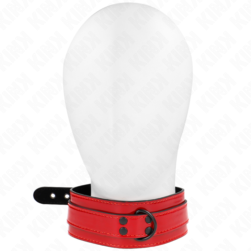 Collana regolabile vino rosso 37,5-49,5 cm x 5 cm di Kink