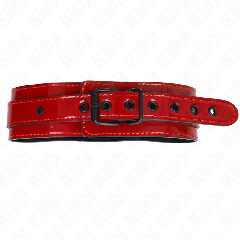 Collana regolabile vino rosso 37,5-49,5 cm x 5 cm di Kink, immagine 3