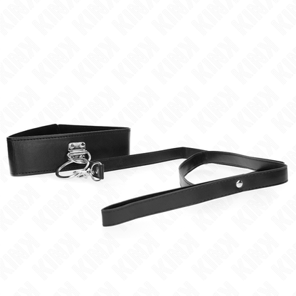 Guinzaglio borchie 116 cm collare con cinturino in similpelle 50 x 5 cm di Kink, immagine 3