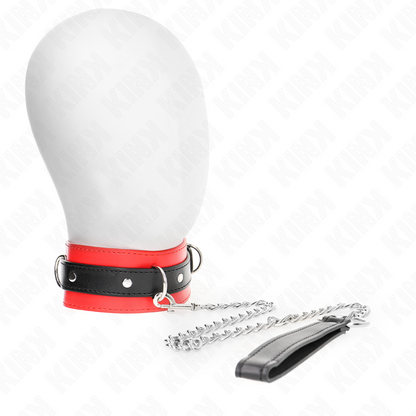 Collare con cintura 65 cm con cinturino rosso 54 x 4,5 cm di Kink