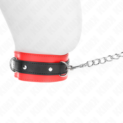Collare con cintura 65 cm con cinturino rosso 54 x 4,5 cm di Kink, immagine 2