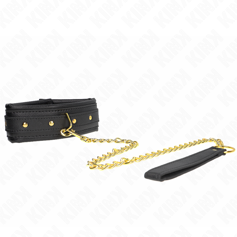 Collana con cinturino in similpelle spugna modello 1 regolabile 37-54 cm x 3 cm di Kink, immagine 2