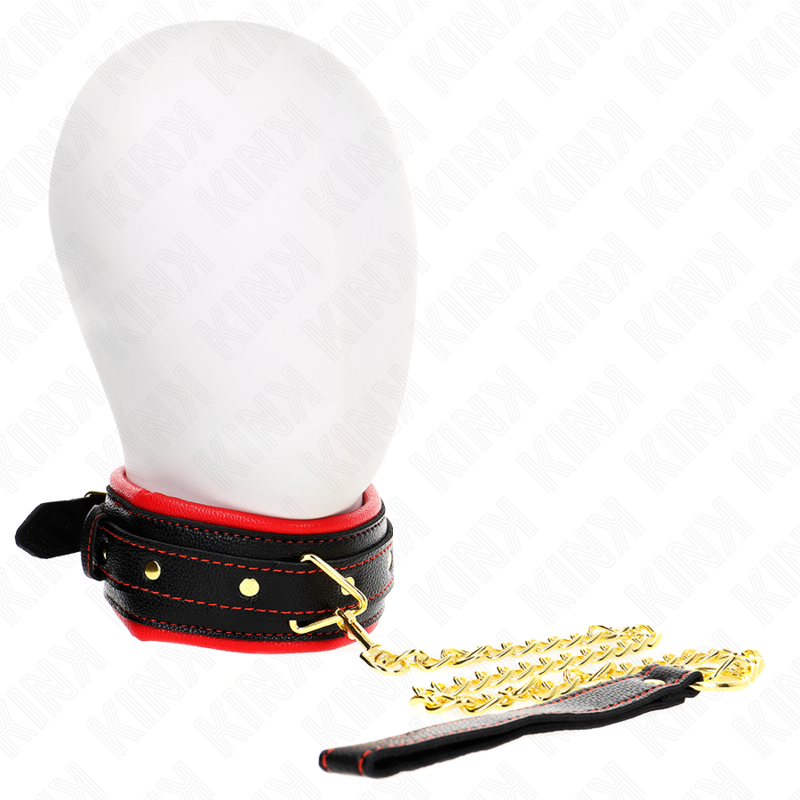 Collana con cinturino in similpelle spugna modello 2 regolabile 37-54 cm x 3 cm di Kink