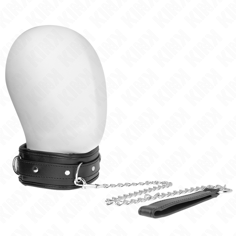 Collana con cinturino in similpelle spugna modello 3 regolabile 37-54 cm x 3 cm di Kink