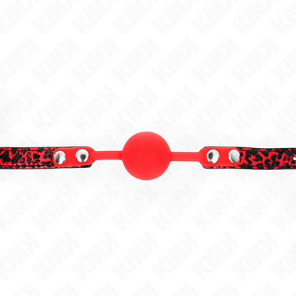 Palla in silicone 4 cm modello gag 2 60 x 2 cm di Kink, immagine 4
