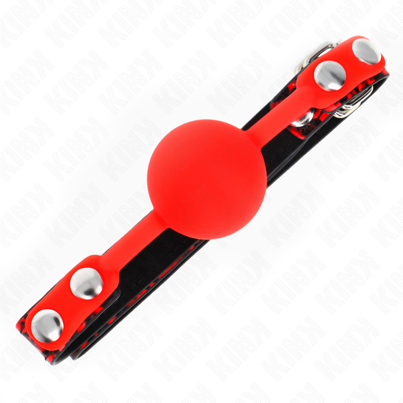 Palla in silicone 4 cm modello gag 2 60 x 2 cm di Kink, immagine 3