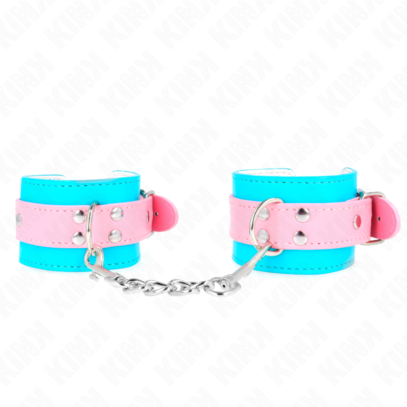 Manette e restrizioni graziosi Poggipolsi Blu/rosa regolabili 16-28 cm x 5 cm di Kink, immagine 2