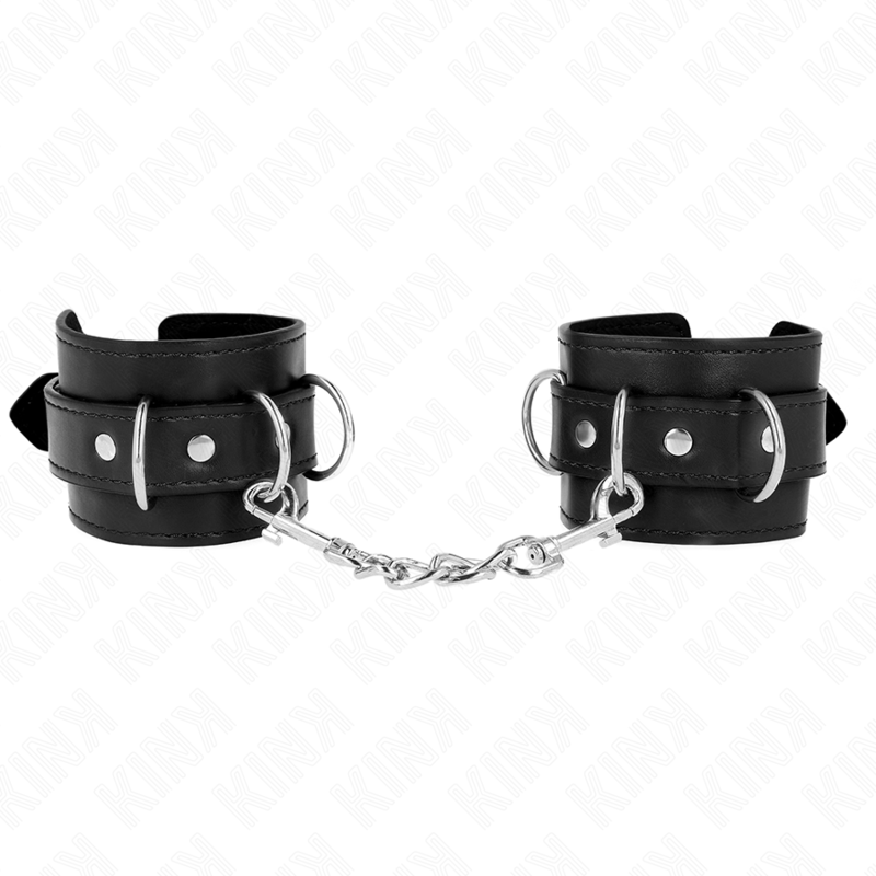 Resistenza da polso con 3 anelli a d regolabile nero 17,5-25 cm x 6 cm di Kink, immagine 2