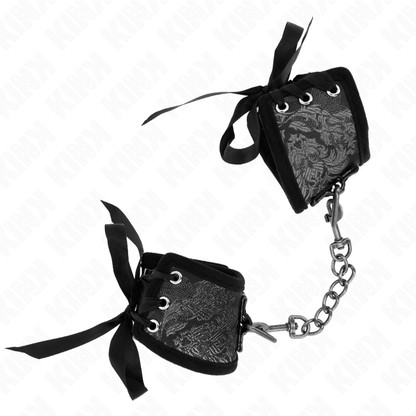 Resistenza da polso scandalo dettagli in pizzo nero 24,5 cm x 6,5 cm di Kink, immagine 3