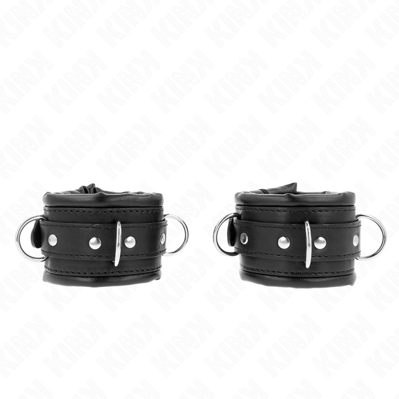 Resistenza da polso pesante con fodera in pelliccia nera regolabile 20-30 cm x 6 cm di Kink, immagine 2