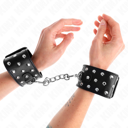 Resistenza da polso Punk regolabile 19-24 cm x 5,5 cm di Kink
