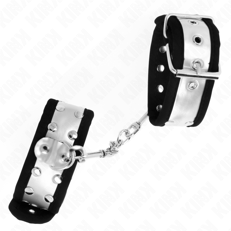 Resistenza da polso sottile nero / argento 30 x 4 cm di Kink, immagine 3