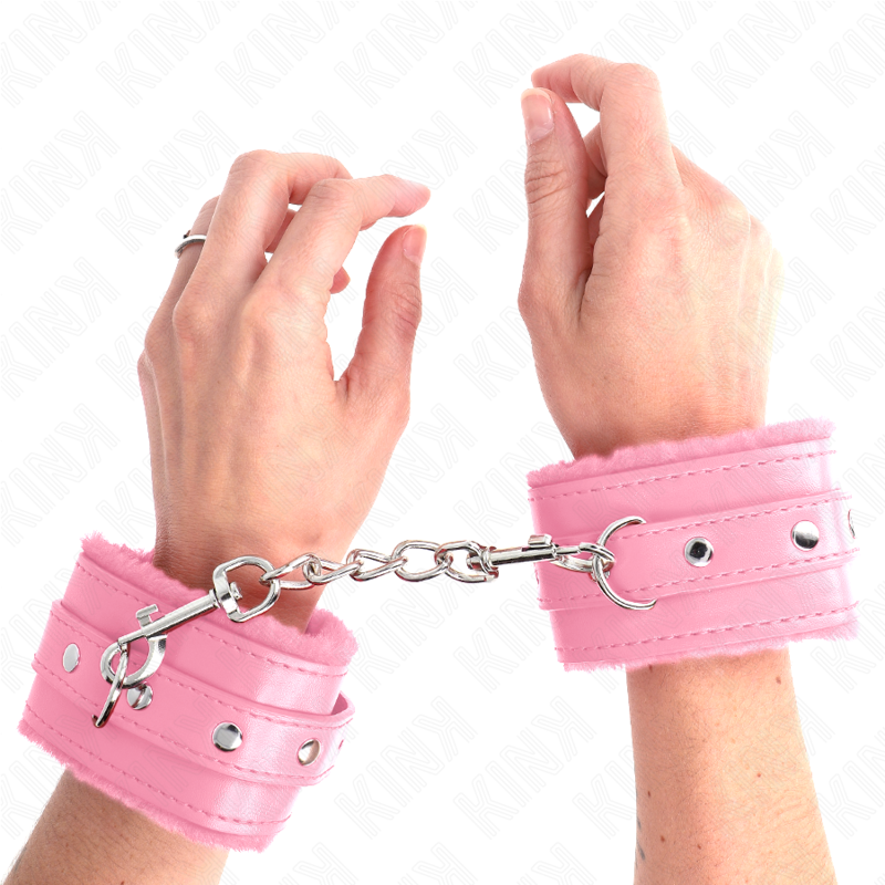 Abito sexy Poggipolsi premium in pelliccia rosa con cintura rosa regolabile 17-29 cm x 6 cm di Kink