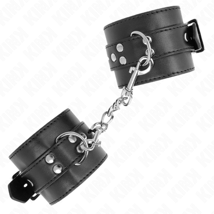 Resistenza da polso nera con cintura nera regolabile 17-28 cm x 6 cm di Kink, immagine 3