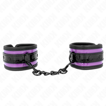 Resistenza da polso in neoprene viola chiaro regolabile 21-28 cm x 5 cm di Kink, immagine 2