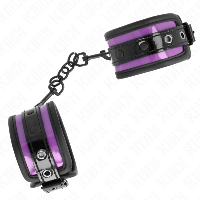 Resistenza da polso in neoprene viola chiaro regolabile 21-28 cm x 5 cm di Kink, immagine 3