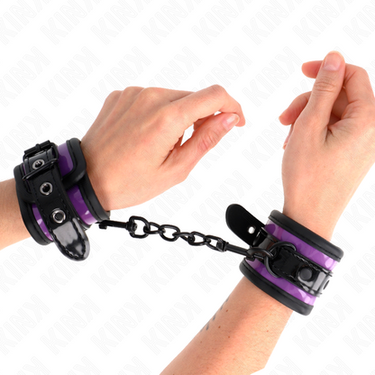 Resistenza da polso in neoprene viola chiaro regolabile 21-28 cm x 5 cm di Kink