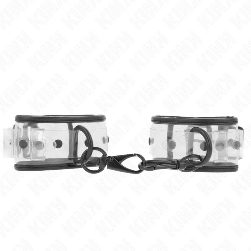 Polsini da polso trasparenti regolabili 18-30 cm x 5,5 cm di Kink, immagine 2