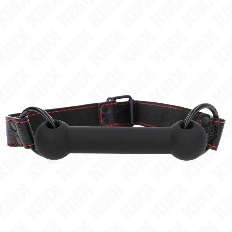 Bavaglio Bone con cinturino in similpelle nero regolabile 41-57 cm di Kink