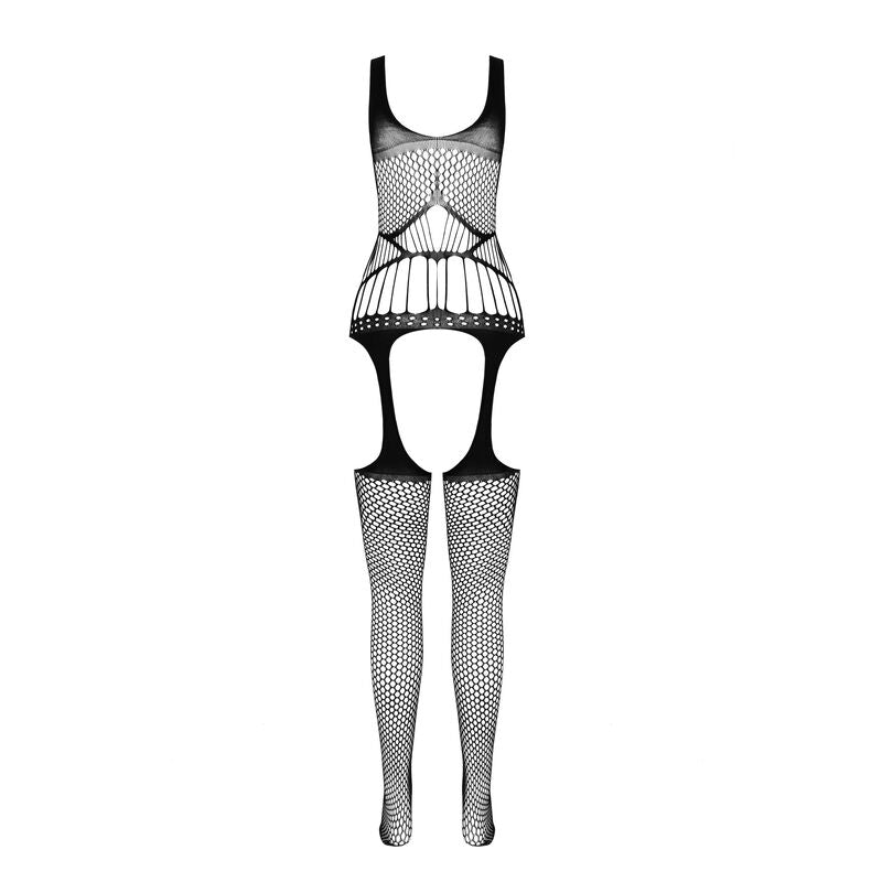 Bodystocking nero taglia unica di Passion, immagine 3
