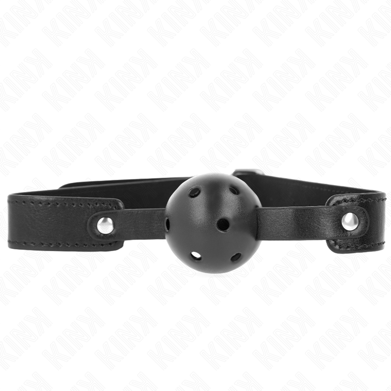 Palla traspirante nera 4,5 cm bavaglio 65 x 2,5 cm di Kink