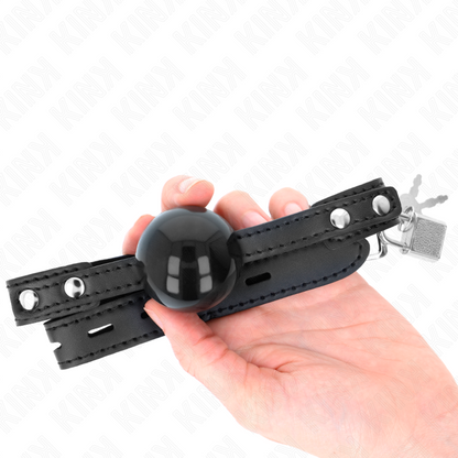 Palla morbida in tpe 4 cm modello gag 3 60 x 2 cm regolabile 37-52 cm di Kink, immagine 4