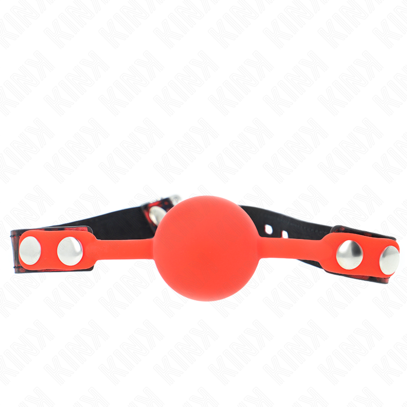 Modello 2 palla in silicone 4 cm gag con serratura 60 x 2 cm di Kink
