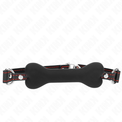 Osso nero 12 cm bavaglio 63 x 2 cm di Kink