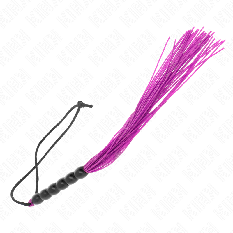 Frusta in silicone con 6 Mini perline viola 26 cm di Kink, immagine 5