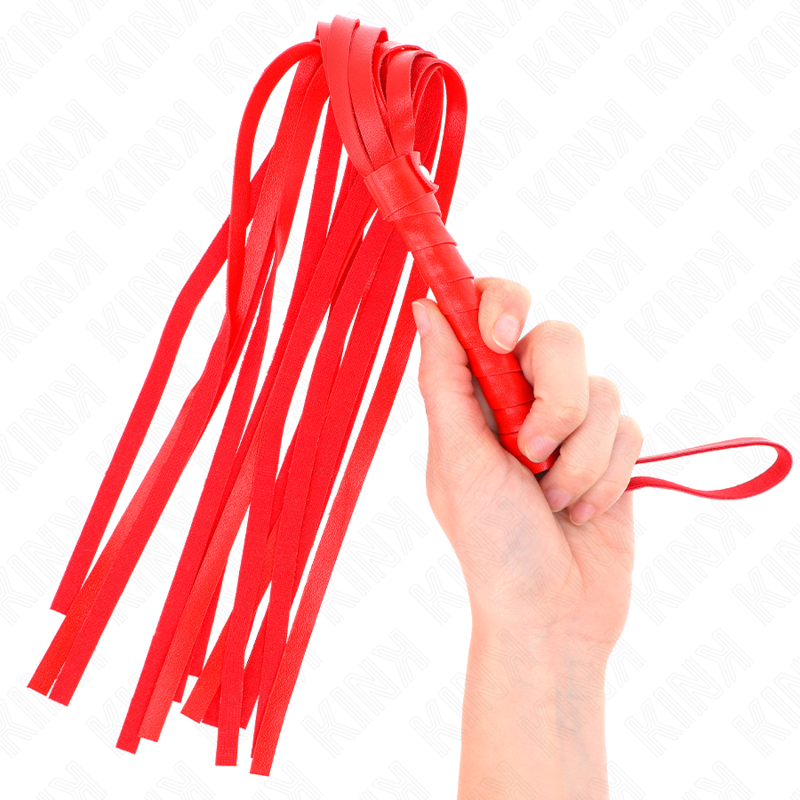 Frusta semplice rossa 45 cm di Kink, immagine 4