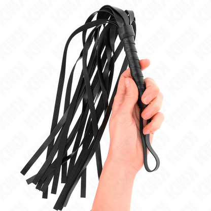 Frusta semplice nera 45 cm di Kink, immagine 4