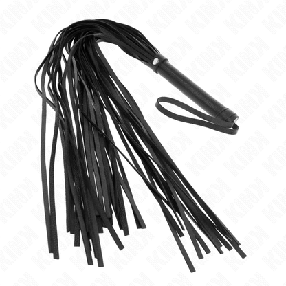 Frusta in PVC morbido nero 70 cm di Kink, immagine 5