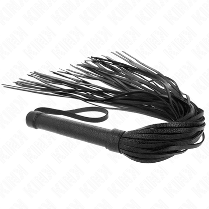 Frusta in PVC morbido nero 70 cm di Kink, immagine 4