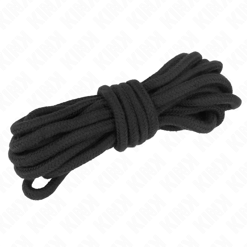 Corda in cotone 10 metri nera di Kink, immagine 2