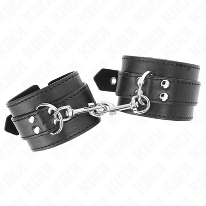 Manette e restrizioni polso con borchie 35 x 6 cm di Kink, immagine 3