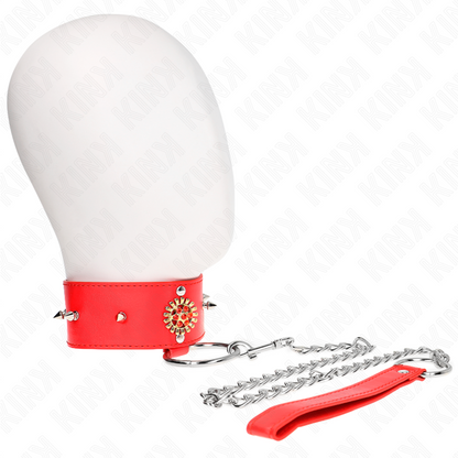 Collana di diamanti rossi con cintura 65 cm regolabile 35-51 cm x 7 cm di Kink