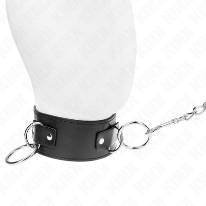 Collana con guinzaglio 65 cm 3 modello anelli 2 regolabile 36-43 cm x 5 cm di Kink, immagine 4