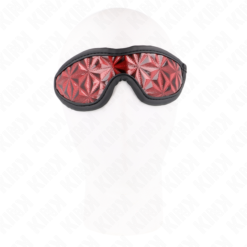 Manette e restrizioni fascia con motivo a diamanti rossi 20,5 x 6 cm di Kink, immagine 3