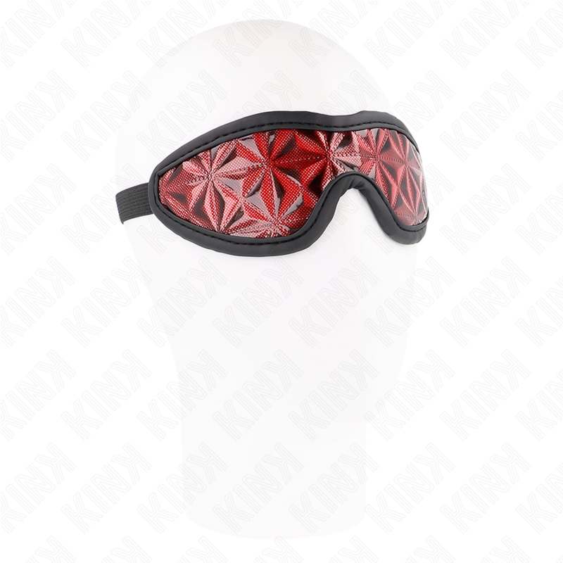 Manette e restrizioni fascia con motivo a diamanti rossi 20,5 x 6 cm di Kink