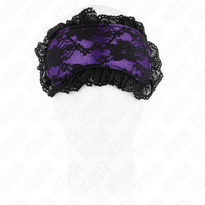 Manette e restrizioni fascia in pizzo modello 2 22,5 x 11 cm di Kink, immagine 3