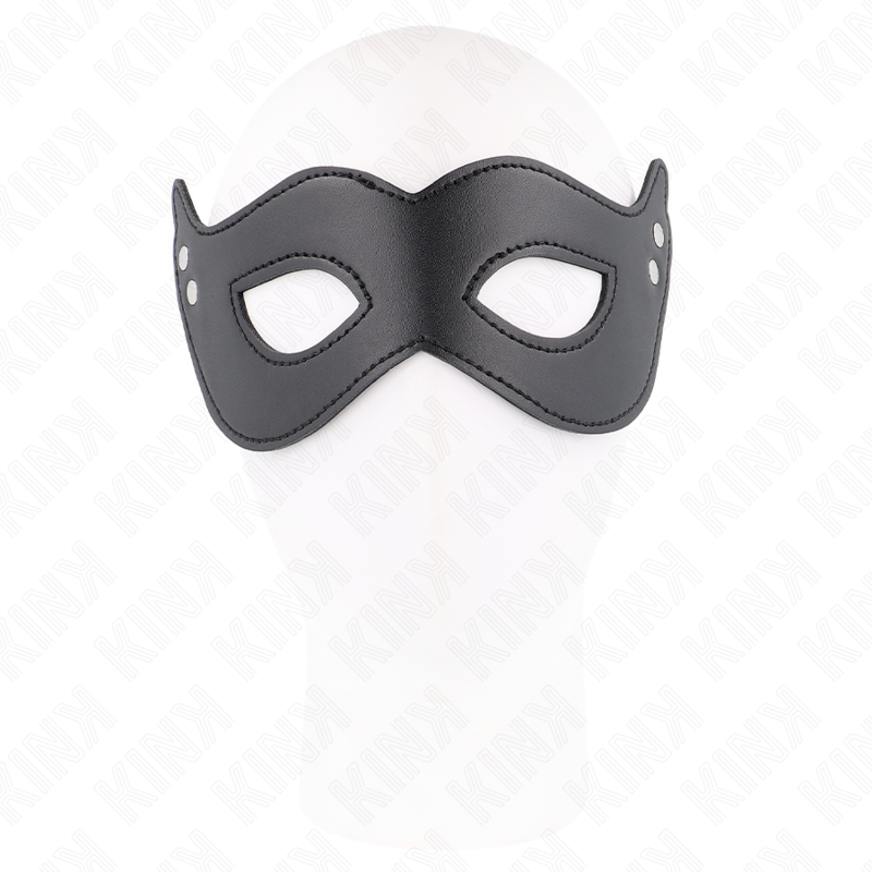 Maschera in similpelle con rivetti modello 1 26 x 8 cm di Kink, immagine 2