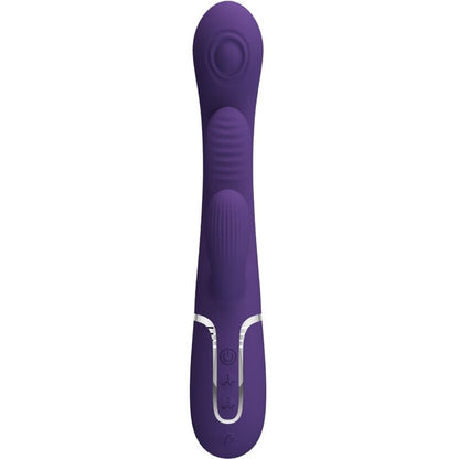 Vibratore triplo Shania coniglio multifunzione viola di Pretty Love, immagine 3