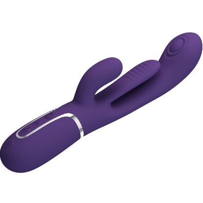 Vibratore triplo Shania coniglio multifunzione viola di Pretty Love, immagine 4