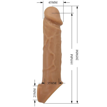 Pompa per pene realistico skin pene sleeve flesh di Pretty Love, immagine 5